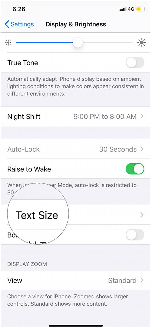 Cách phóng to cỡ chữ trên iPhone 11, 11 Pro và 11 Pro Max