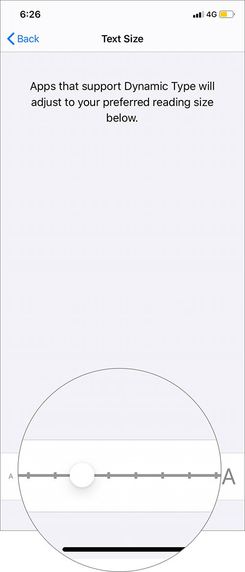 Cách phóng to cỡ chữ trên iPhone 11, 11 Pro và 11 Pro Max