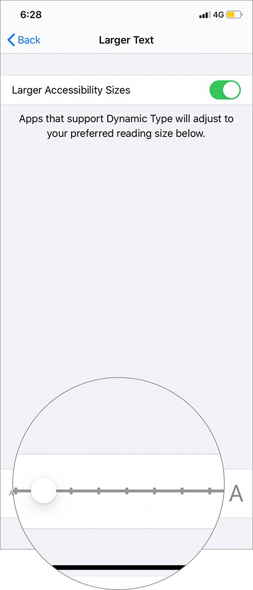 Cách phóng to cỡ chữ trên iPhone 11, 11 Pro và 11 Pro Max