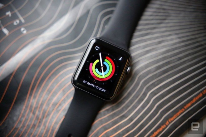 Apple Watch là thương hiệu smartwatch bán chạy nhất thị trường /// Ảnh chụp màn hình Engadget