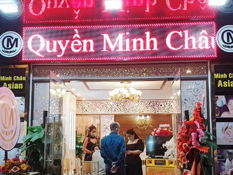 Mở cửa được 2 ngày, Thẩm mỹ viện Minh Châu Asian Luxury bị thu hồi giấy phép
