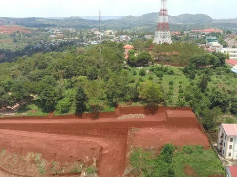 Đắk Nông: Vụ san lấp đồi Cường thịnh ở TP. Gia Nghĩa, Sở Xây dựng cấp giấy phép chưa đúng