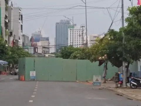 Đà Nẵng: Xây Tòa nhà Tháp ven sông làm hư hỏng đường Trần Văn Trứ