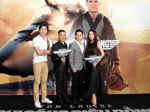 Dàn sao Việt tụ hội xem "Phi công siêu đẳng Maverick" của nam tài tử Tom Cruise