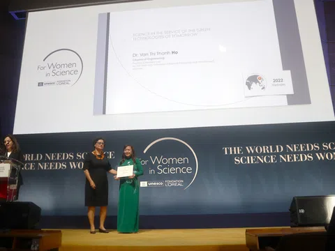 Nhà Khoa học nữ Việt Nam nhận giải thưởng Nhà Khoa học Trẻ Tài năng thế giới 2022 -L’Oreal – UNESCO vì sự phát triển phụ nữ trong khoa học