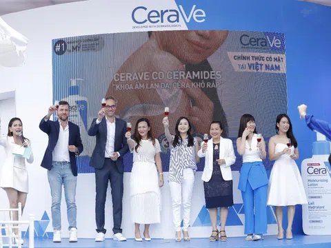 CeraVe - thương hiệu chăm sóc da hàng đầu của Hoa Kỳ chính thức ra mắt tại Việt Nam