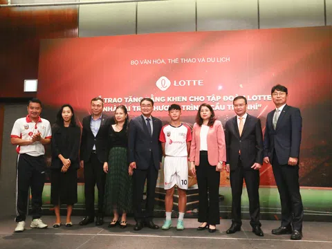 Tập đoàn LOTTE hoàn thành sứ mệnh 12 năm đồng hành cùng chương trình “Cầu thủ nhí”