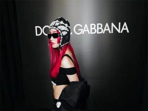 Châu Bùi hóa giải “bài toán” sắc màu của Dolce & Gabbana Thu - Đông 2023