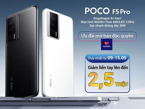 POCO F5 Pro chính thức ra mắt với vi xử lý Snapdragon® 8+ Gen 1 với giá cực tốt