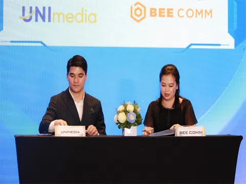Bee Comm ký kết hợp tác chiến lược với Unimedia phối hợp sản xuất Hoa hậu Hoàn vũ Việt Nam 2023