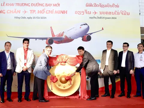 Khai trương đường bay kết nối Viêng Chăn, Lào với TP. Hồ Chí Minh ngay đầu xuân mới
