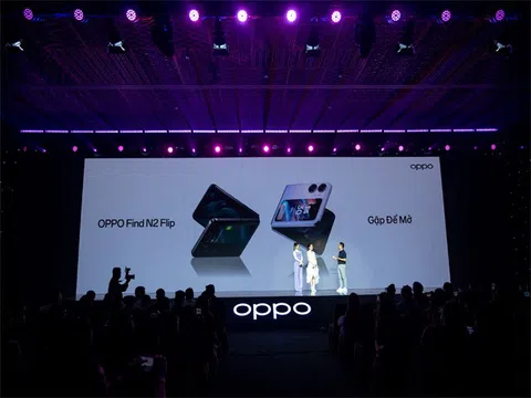 Find N2 Flip smartphone màn hình gập đầu tiên của OPPO được ra mắt tại Việt Nam