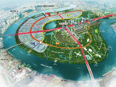 TP. Hồ Chí Minh: Thu hồi 1.800 tỷ từ dự án 4 tuyến đường khu đô thị mới Thủ Thiêm