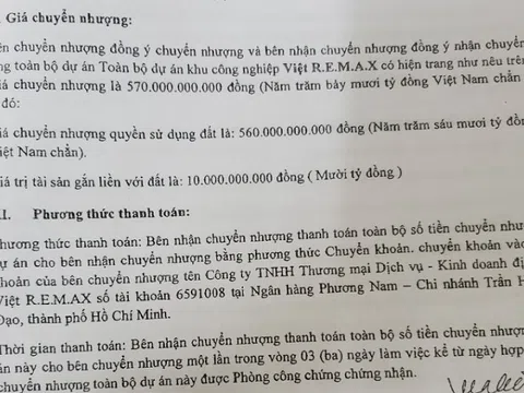 KCN Phú Tân được mua lại với giá 570 tỷ, vì sao OCB “hào phóng” định giá hơn 1085 tỷ?