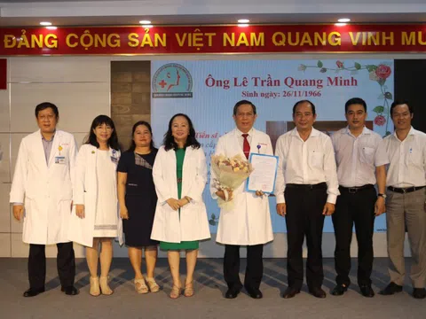 TS-BS Lê Trần Quang Minh giữ chức vụ Giám đốc Bệnh viện Tai Mũi Họng
