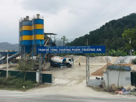 Cao Bằng: Công ty Trường An dựng trạm bê tông tươi trên đất nông nghiệp