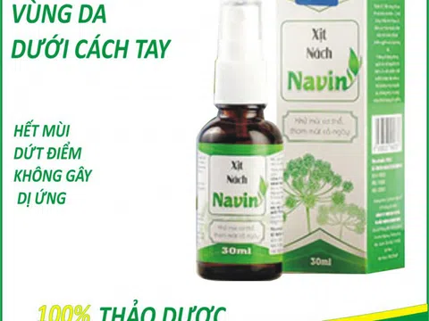 Thực hư mỹ phẩm xịt nách Navin 'bảo hành 3 năm' khả năng điều trị dứt điểm mùi cơ thể?