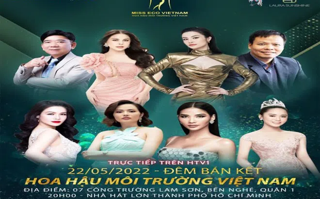 30 người đẹp đêm bán kết giành chiếc vé vào chung kết cuộc thi Hoa hậu môi trường Việt Nam
