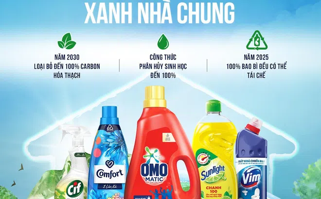Unilever Việt Nam phát động chiến dịch 'Tương lai xanh' đối với ngành hàng chăm sóc gia đình