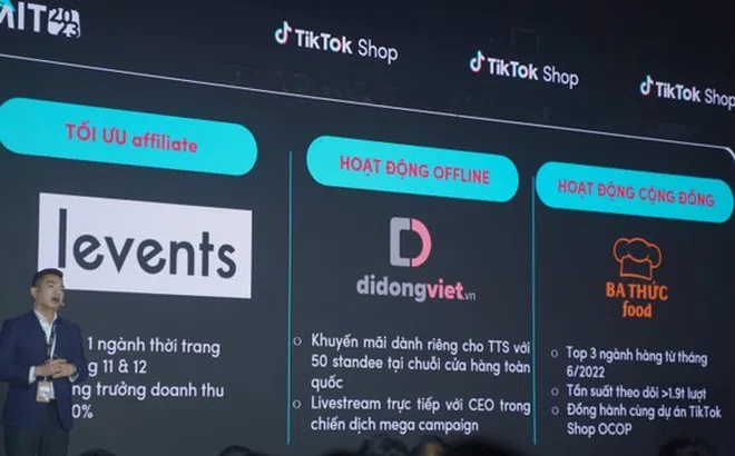 Di Động Việt là nhà bán lẻ đứng đầu Ngành hàng Điện tử trên TikTok