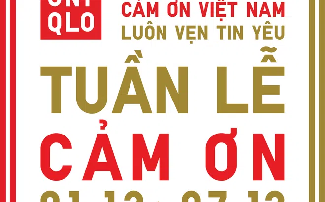 Tuần Lễ Cảm Ơn đánh dấu 4 Năm UNIQLO đến Việt Nam